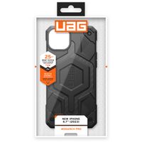 UAG Cover Posteriore Monarch Pro Apple iPhone 15 Plus - Carbon Fiber