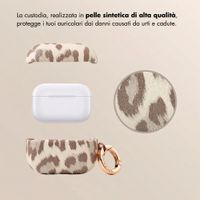Selencia Cover Sabi stampa pantera  Apple Airpods Pro / Pro 2 - Soft Ivory