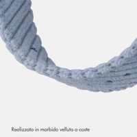 imoshion Cinturino in velluto a coste Apple Watch | 38/40/41/42 mm - Azzurro
