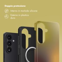 Selencia Cover posteriore Vivid con MagSafe Samsung Galaxy S26 - Gradient Olive Dust