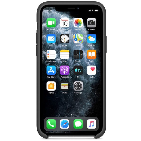 Apple Cover in Silicone Apple iPhone 11 Pro Max - Nero