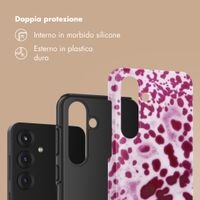 Selencia Cover Posteriore Vivid Samsung Galaxy S25 - Cosmic Orchid