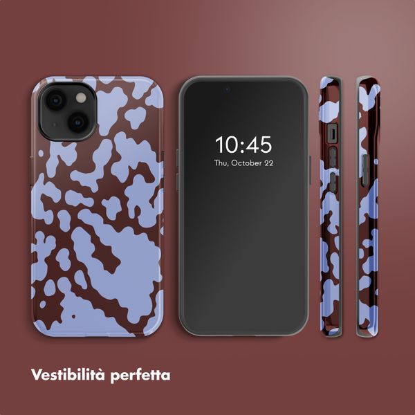 Selencia Cover posteriore Vivid con MagSafe Apple iPhone 14 - Moo'd Lavender Glow