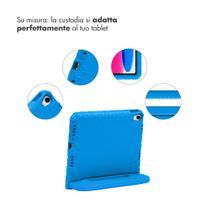 imoshion Cover Posteriore Kidsproof con Maniglia Apple iPad 11 (2025) 11 pollici A16 / iPad 10 (2022) 10.9 pollici - Blu