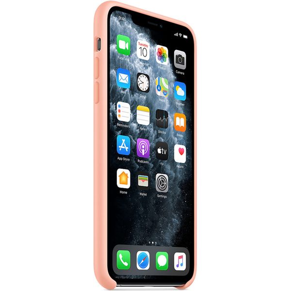 Apple Cover in Silicone Apple iPhone 11 Pro Max - Grapefruit