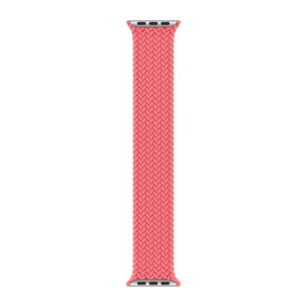 Apple Cinturino Solo intrecciato Apple Watch | 38/40/41/42 mm - Taglia 6 - Pink Punch