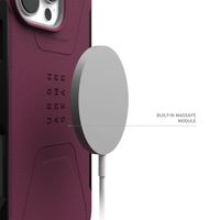 UAG Cover Posteriore Civilian con MagSafe Apple iPhone 16 Pro Max - Bordeaux