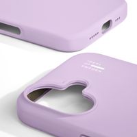 iDeal of Sweden Cover in silicone con MagSafe Apple iPhone 16 - Lavender Milk