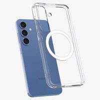 Spigen Cover Posteriore Ultra Ibrida con MagSafe Samsung Galaxy S25 - Trasparente