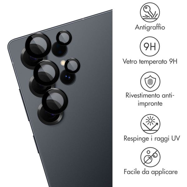 imoshion 2 Pack protezione lente fotocamera Samsung Galaxy S25 Ultra - Titanium Black