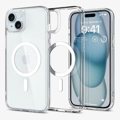 Spigen Cover Posteriore Ultra Ibrida con MagSafe Apple iPhone 15 - White