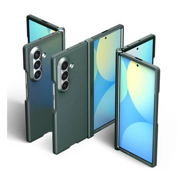 Spigen Cover posteriore Tough Armor Pro MagFit Samsung Galaxy Z Fold 8 Ultra - Abyss Green