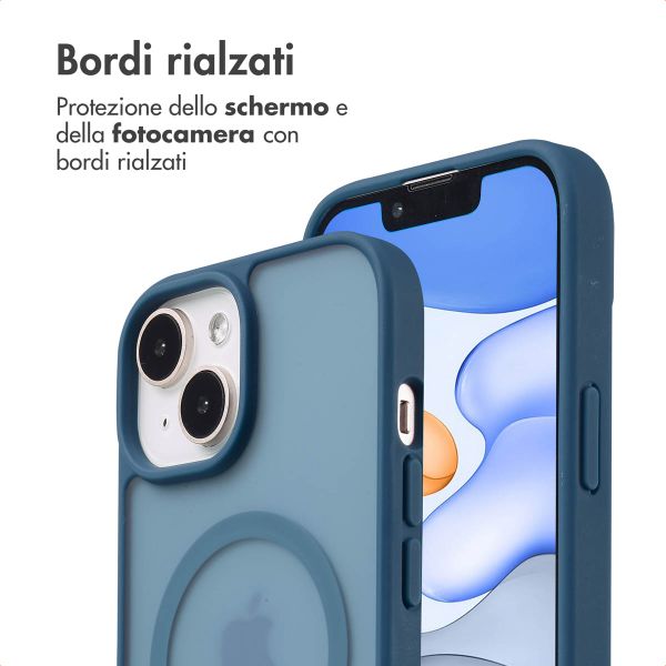imoshion Cover posteriore Color Guard con MagSafe Apple iPhone 15 - Blu scuro