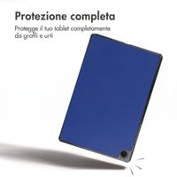 imoshion Cover a libro Trifold Samsung Galaxy Tab A9 Plus - Cobalt Blue