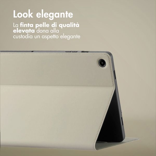 Accezz Cover Tablet Classica Samsung Galaxy Tab A11 Plus - Greige