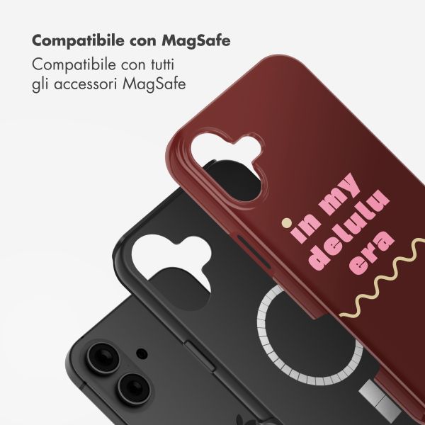 Selencia Cover posteriore Vivid con MagSafe Apple iPhone 16 - Delulu