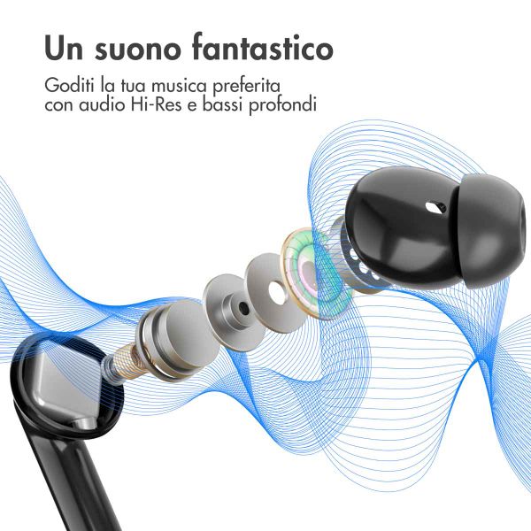 imoshion Aura Pro Auricolari in-ear wireless - Cancellazione attiva del rumore (ANC) - Nero