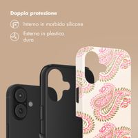 Selencia Cover Posteriore Vivid Apple iPhone 17 - Paisley Blush