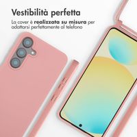 imoshion Cover in Silicone con Cordino Samsung Galaxy S25 FE - Sand Pink