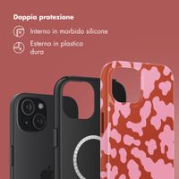 Selencia Cover posteriore Vivid con MagSafe Apple iPhone 15 - Moo’d Blush Pink