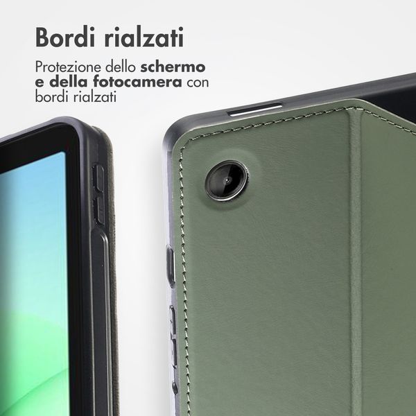 Accezz Cover Tablet Classica Samsung Galaxy Tab A11 Plus - Verde