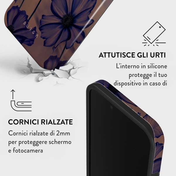 Burga Cover Posteriore Resistente Apple iPhone 17e / 16e - Velvet Night