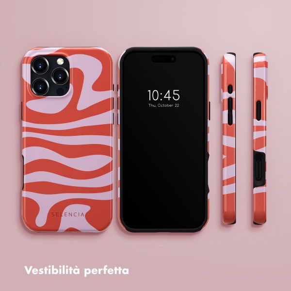 Selencia Cover posteriore Vivid con MagSafe Apple iPhone 16 Pro Max - Dream Swirl Pink