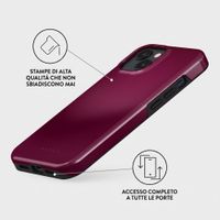 Burga Cover Posteriore Resistente con MagSafe Apple iPhone 14 - Dark Cherry