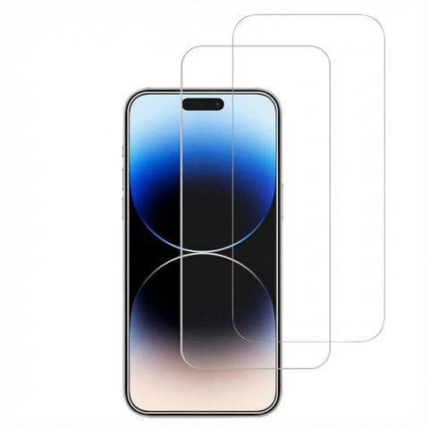 Accezz Vetro temperato, confezione da 2 Apple iPhone 15 / 15 Pro / 16