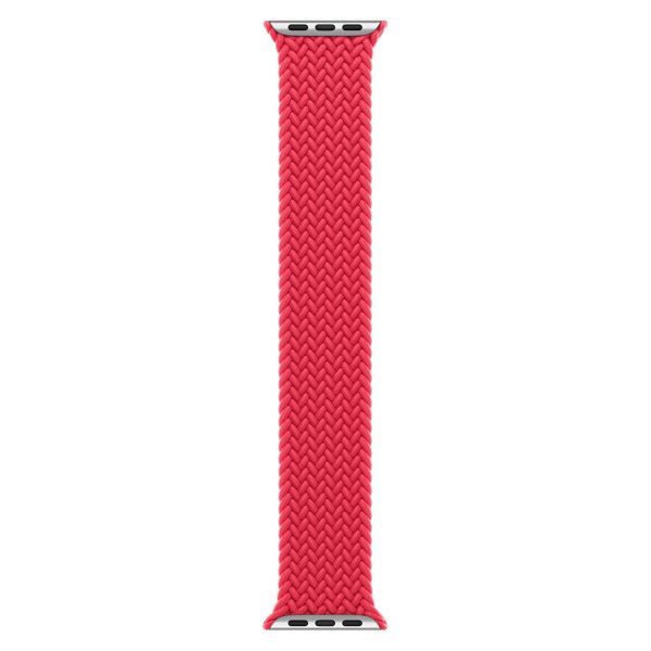 Apple Cinturino Solo intrecciato Apple Watch | 44/45/46/49 mm - Taglia 1 - (Product) Red