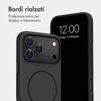 imoshion Cover posteriore Color con Thin MagSafe Ring Apple iPhone 18 Pro / 17 Pro - Nero