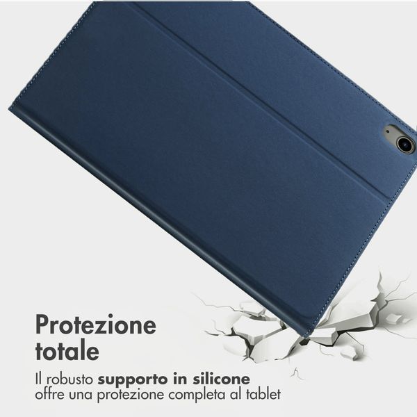 Accezz Cover Tablet Classica Apple iPad 11 (2025) 11 pollici A16 / iPad 10 (2022) 10.9 pollici - Blu scuro