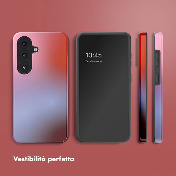 Selencia Cover posteriore Vivid con MagSafe Samsung Galaxy S26 FE - Gradient Soft Blush
