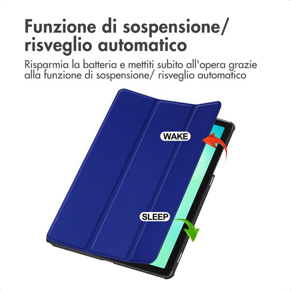 imoshion Cover a libro Trifold Samsung Galaxy Tab A11 Plus - Cobalt Blue