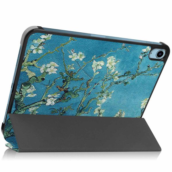 imoshion Cover Trifold Design Apple iPad 11 (2025) 11 pollici A16 / iPad 10 (2022) 10.9 pollici - Green Plant
