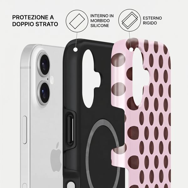Burga Cover Posteriore Resistente con MagSafe Apple iPhone 17 - New Crush