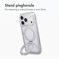 Accezz Cover con anello e supporto con MagSafe Apple iPhone 18 Pro Max / 17 Pro Max - Trasparente