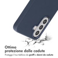 Accezz Cover in Pelle con MagSafe Samsung Galaxy A57 (5G) - Nightfall Blue