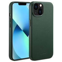 Accezz Cover in Pelle con MagSafe Apple iPhone 13 - Cedar Green