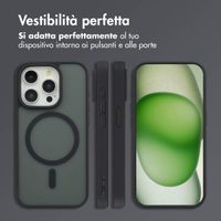 imoshion Cover posteriore Color Guard con MagSafe Apple iPhone 15 Pro - Nero