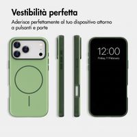 imoshion Cover posteriore Color con Thin MagSafe Ring Apple iPhone 18 Pro / 17 Pro - Verde scuro