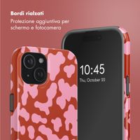 Selencia Cover posteriore Vivid con MagSafe Apple iPhone 15 - Moo’d Blush Pink