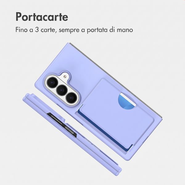 imoshion Backcover con porta carte Samsung Galaxy Z Fold 8 Ultra - Lilla