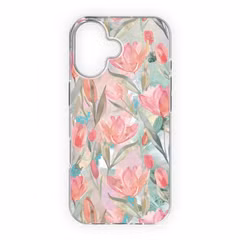 iDeal of Sweden Cover Trasparente con MagSafe Apple iPhone 16 - Tulip Bloom