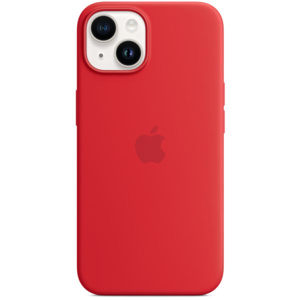 Apple Cover Posteriore in Silicone con MagSafe Apple iPhone 14 - Rosso