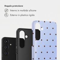 Selencia Cover Posteriore Vivid Samsung Galaxy S25 FE - Happy Dots Digital Sky