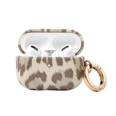 Selencia Cover Sabi stampa pantera  Apple Airpods Pro / Pro 2 - Soft Ivory