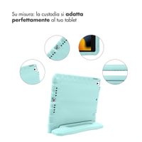 imoshion Cover Posteriore Kidsproof con Maniglia Apple iPad 9 (2021) 10.2 pollici / iPad 8 (2020) 10.2 pollici / iPad 7 (2019) 10.2 pollici - Soft Blue