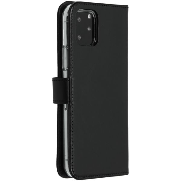 Selencia Cover a libro in vera pelle Apple iPhone 11 Pro - Nero