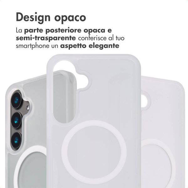imoshion Cover posteriore Color Guard con MagSafe Samsung Galaxy S24 Plus - Bianco